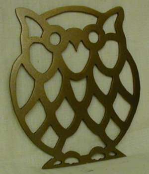 CNC cut owl shape