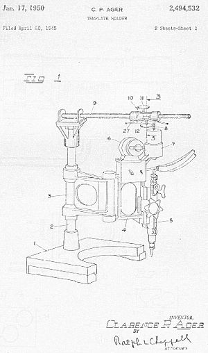 US Patent 2494532 Clarence P Ager